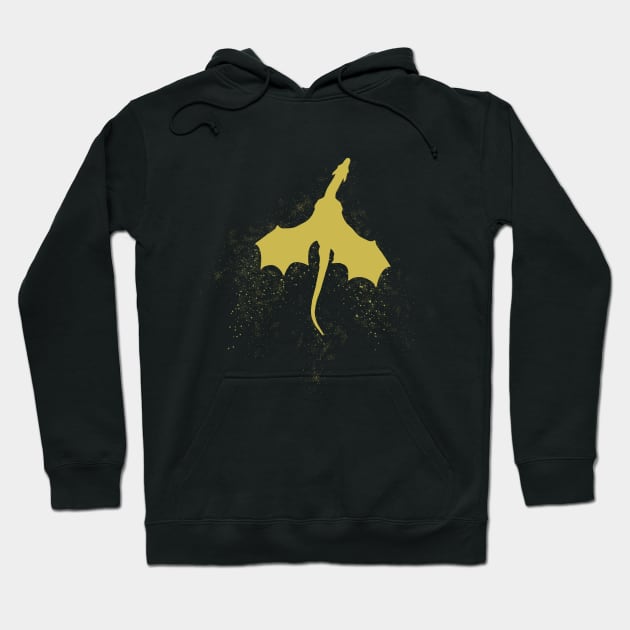 Smaug, The Golden Dragon Hoodie by JorisLAQ